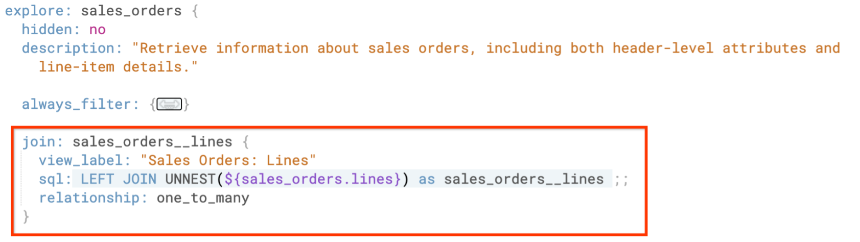 Perintah UNNEST