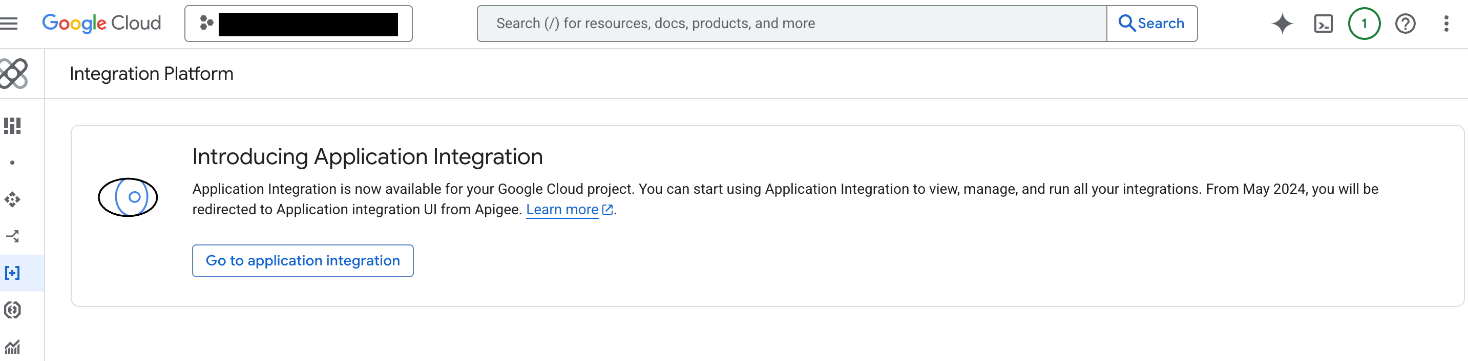 Redirect from Apigee to Application Integration
