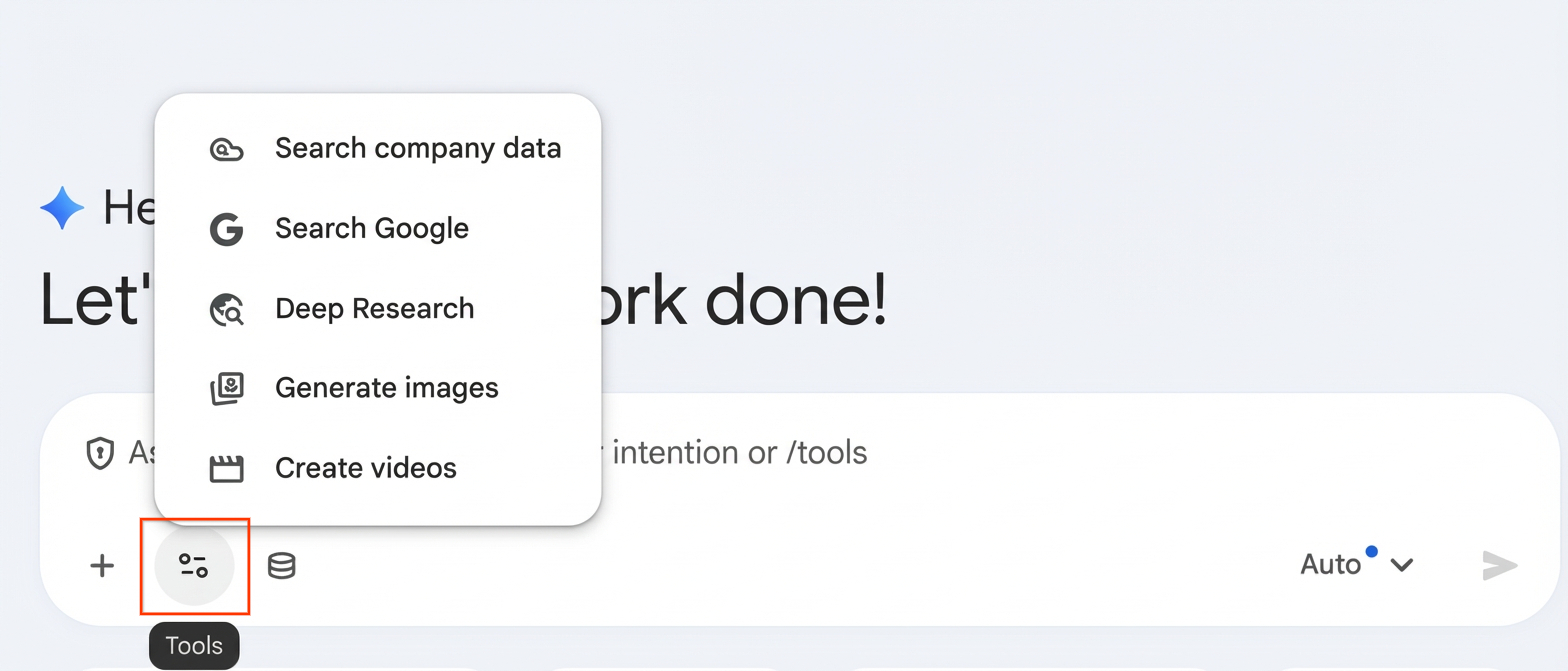 Open the Tools menu