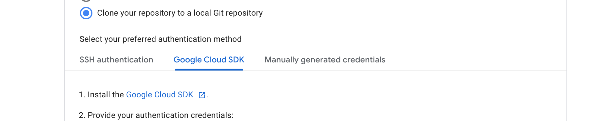 ikuti petunjuk untuk meng-clone repositori Anda ke repositori Git lokal